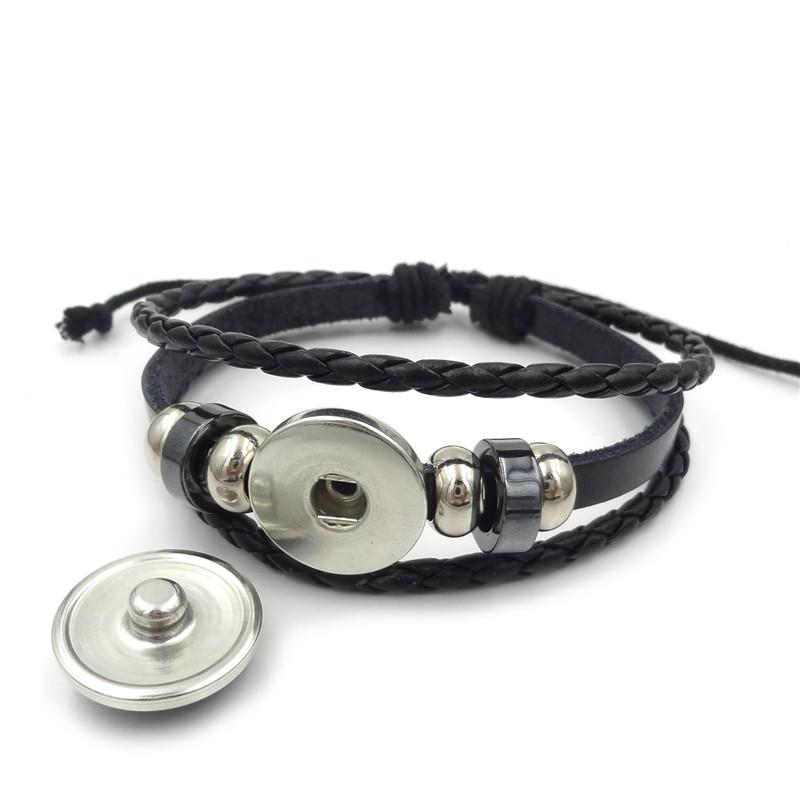 Piano Keys Multiwrap Leather Bracelet