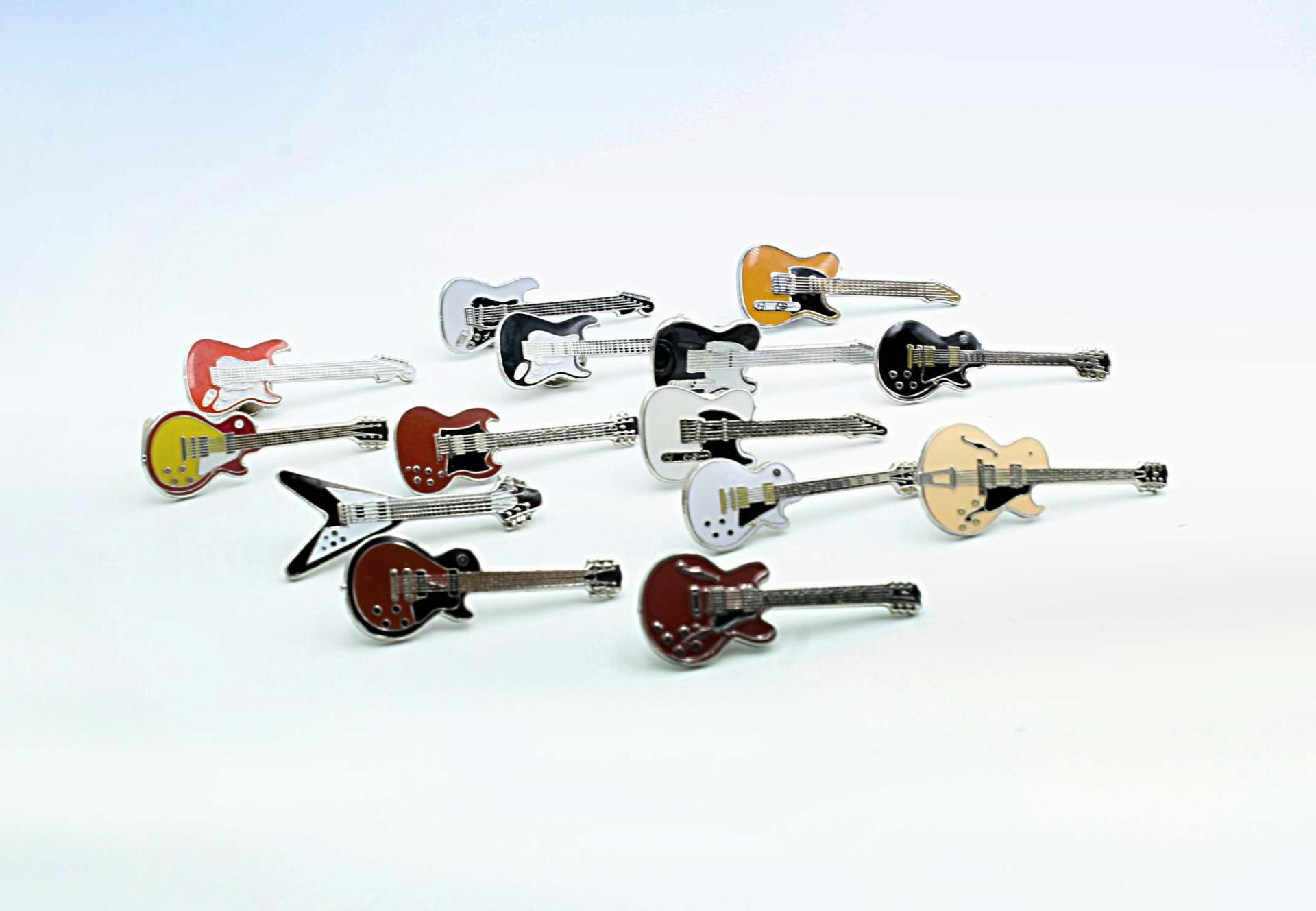 Electric Guitar Pin Badges - Choice Of Style