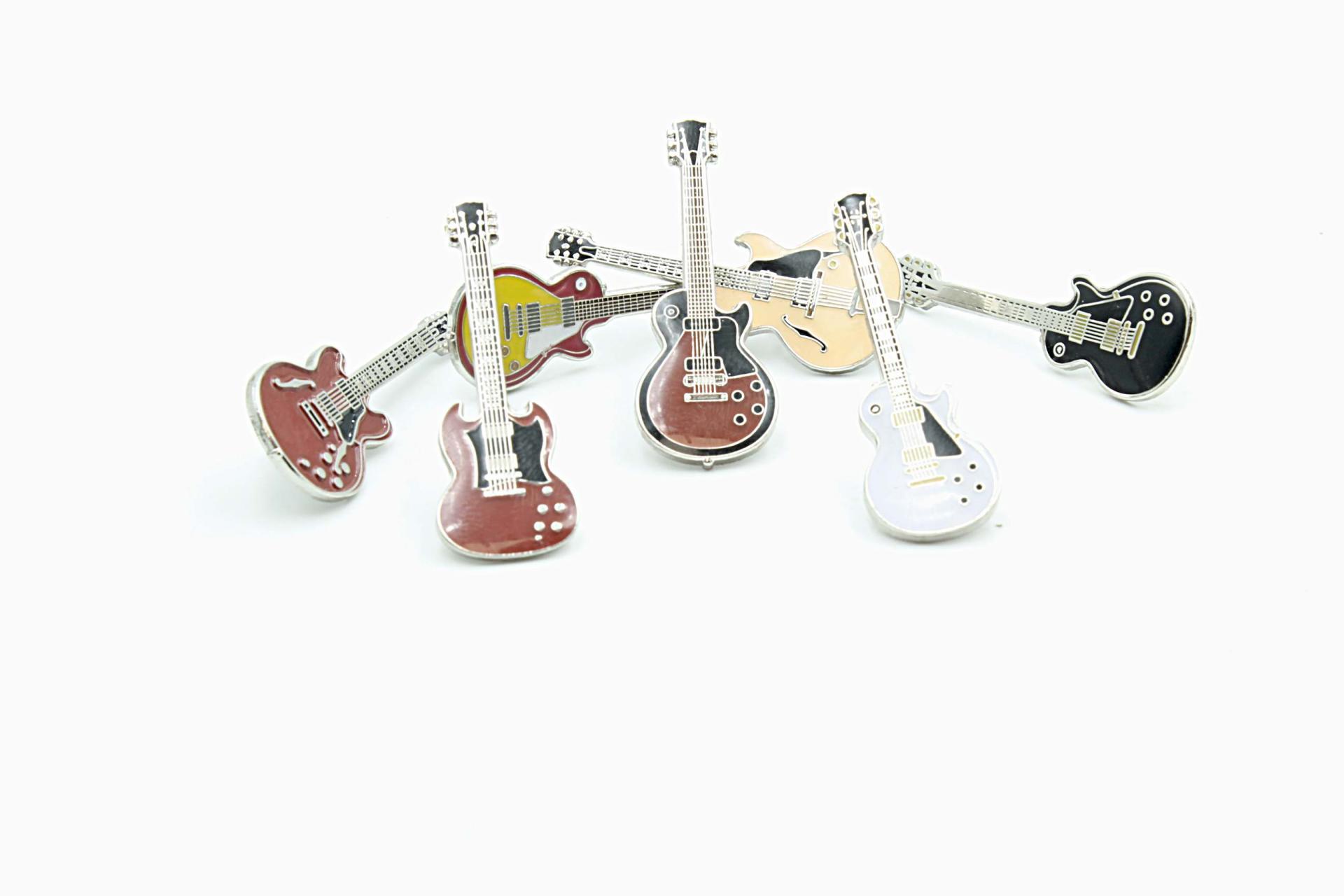 Electric Guitar Pin Badges - Choice Of Style