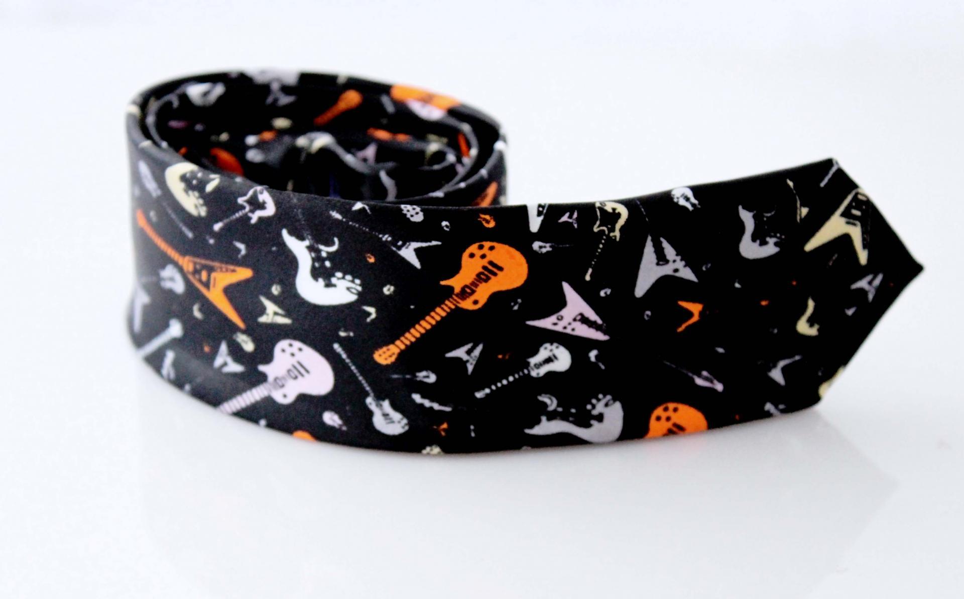 Guitar Tie -Music Note Tie