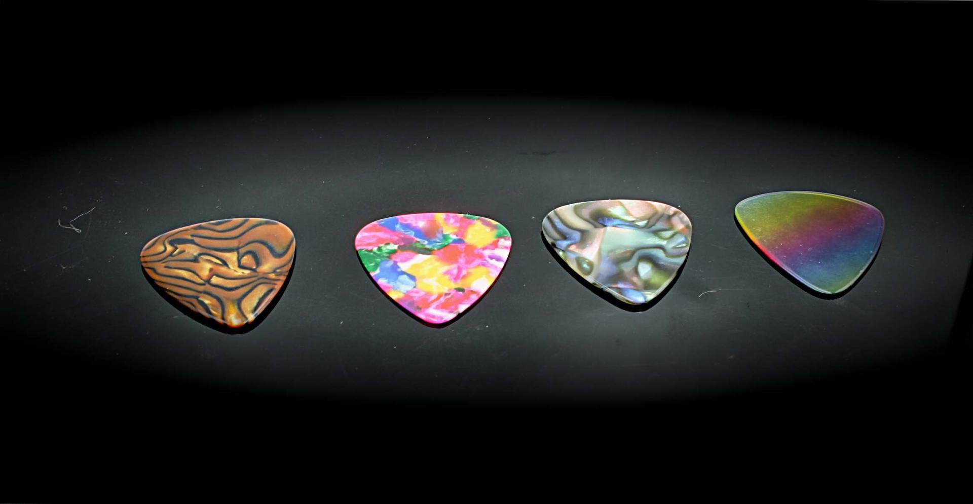 Retro Guitar Pick Necklaces