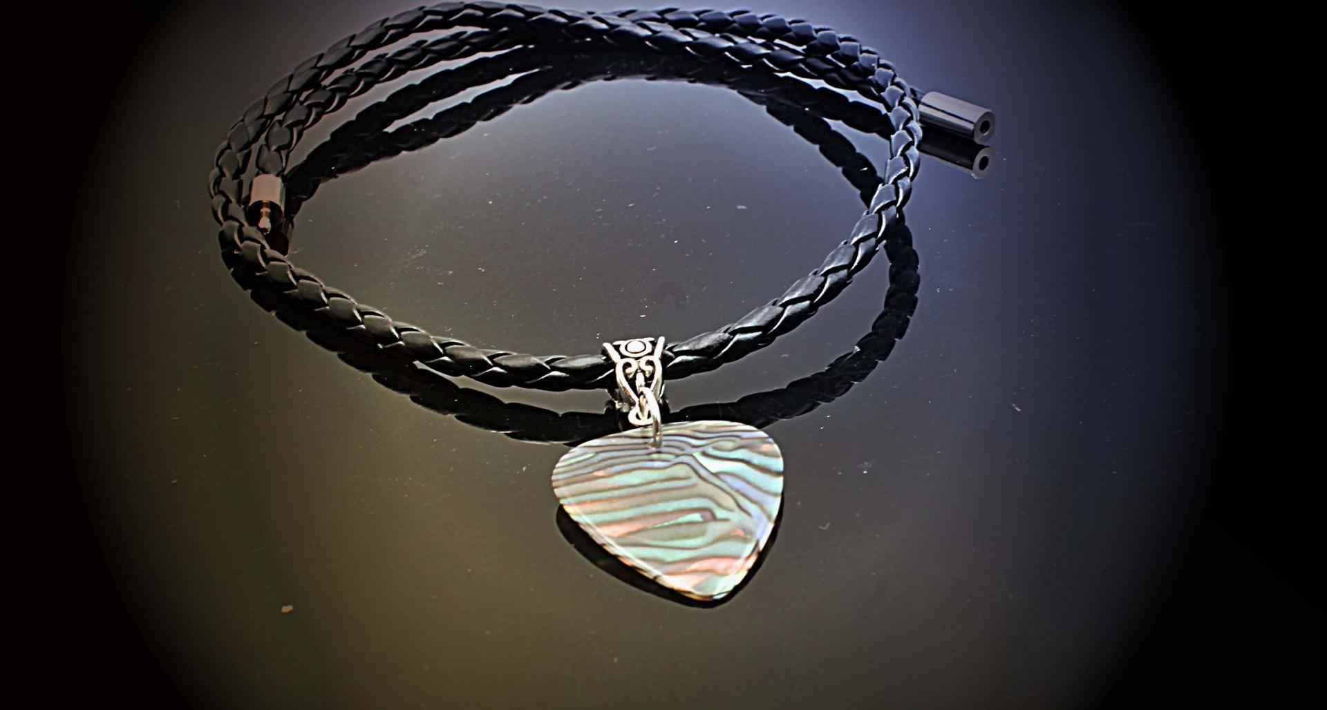 Retro Guitar Pick Necklaces