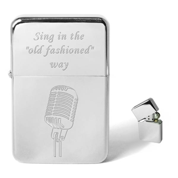 Lighters with musical slogan and musical image | Music Jewellery