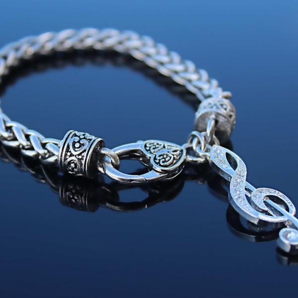 Treble Clef Chunky Bracelet