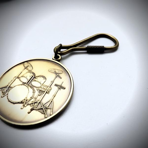 Drum kit keychain