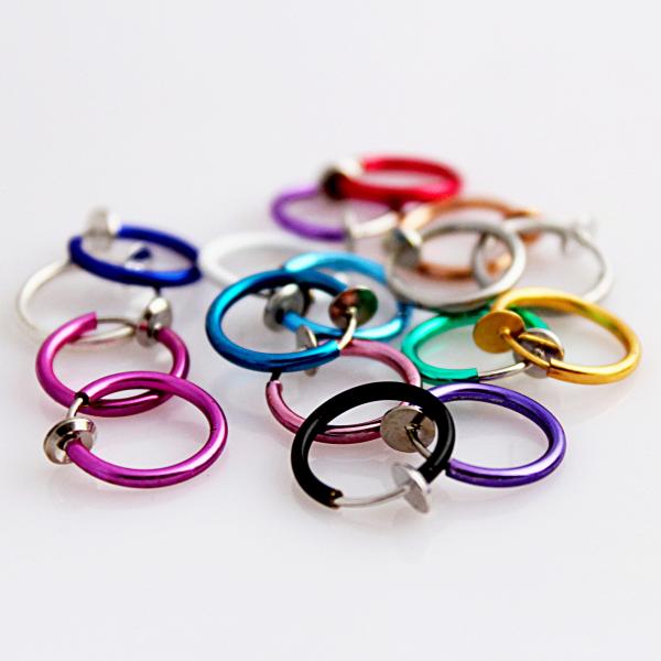 Fake Piercing Ring for Lip, Ear or Nose