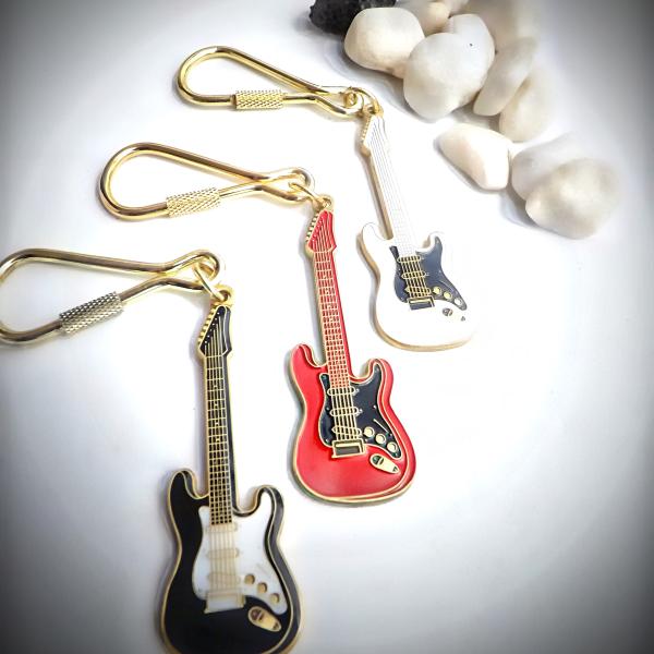 Fender Stratocaster Guitar Keychain/Keyring