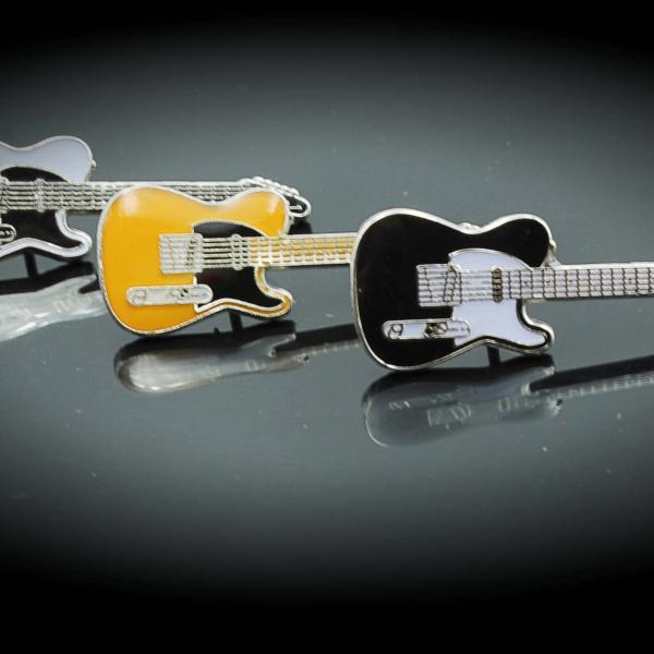 Fender Telecaster Guitar Pin - White, Yellow or Black