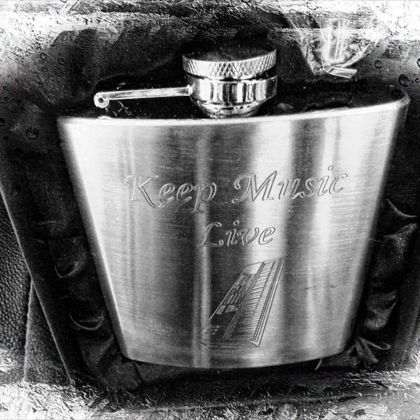 Hip Flasks With Musical Theme