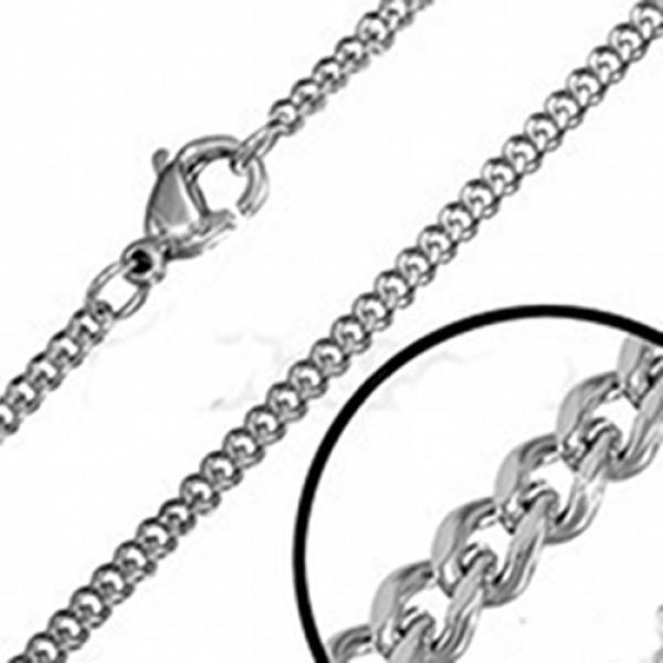 51cm Stainless Steel Cuban Curb Link Chain.