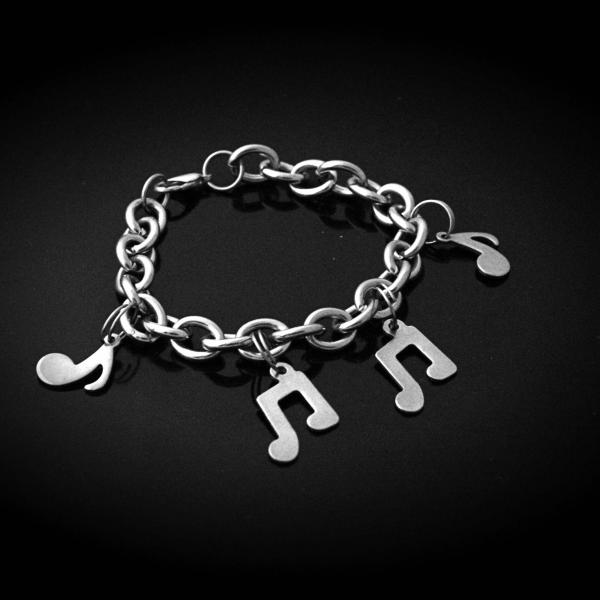 Music Note Link Chain Bracelet -