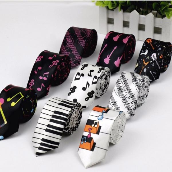 Music Themed Ties - Choice of Design