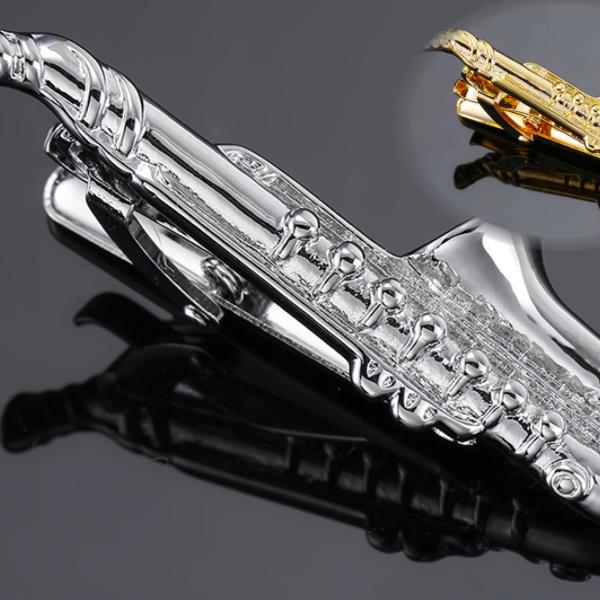 Saxophone Tie Bar