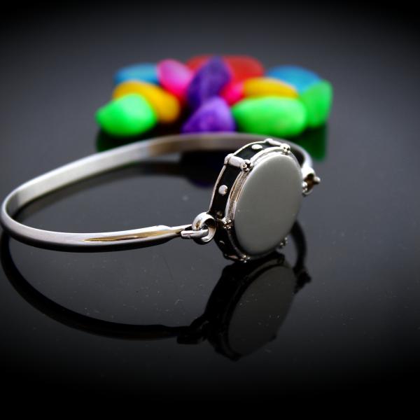 Snare Drum Stainless Steel Bangle