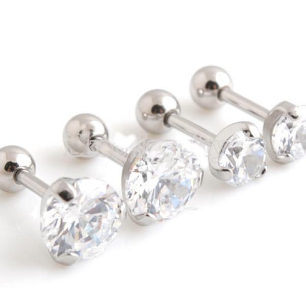 Tragus Surgical Steel Crystal Earrings