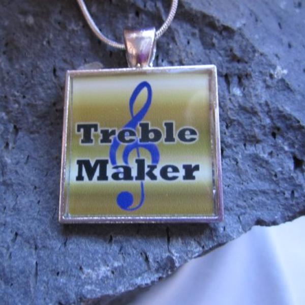 Treble Maker resin Pendant