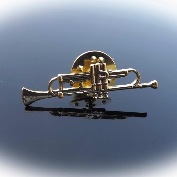 Trumpet Pin Badge