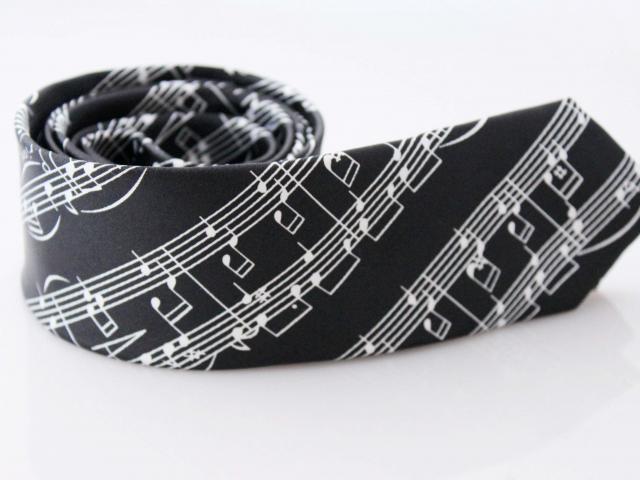 Music Note Score Tie 