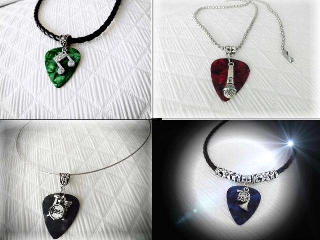 Guitar Pick Jewellery - Choice of Instruments