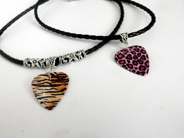 Leopard and Tiger Print Choker Necklaces - Customisable