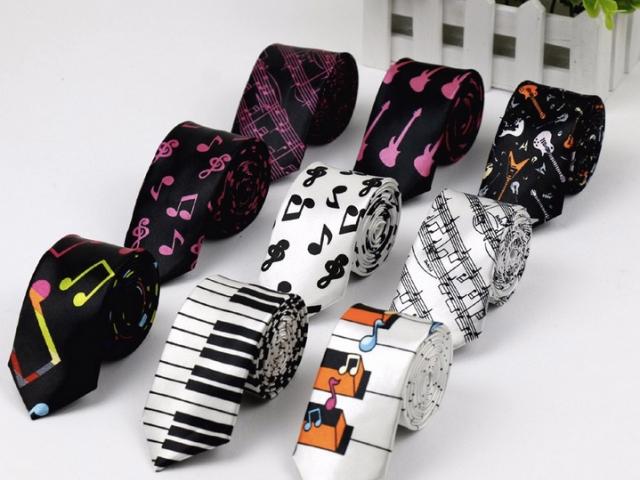 Music Themed Ties - Choice of Design