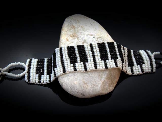 Piano Bracelet - Beaded Style