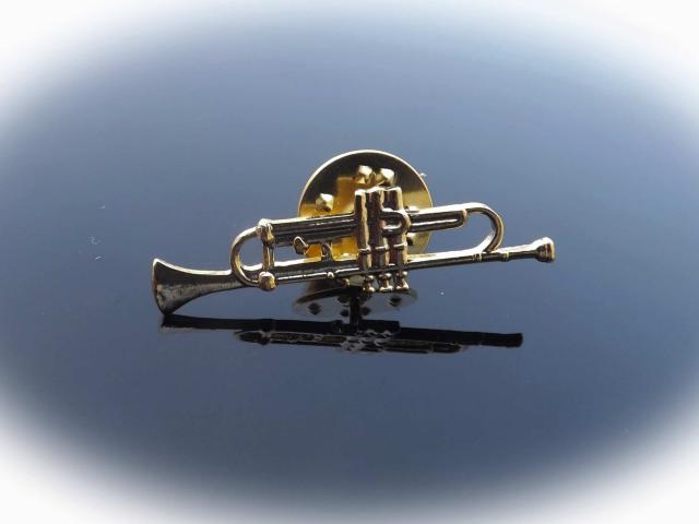 Trumpet Pin Badge