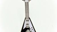 Gibson Flying V  Style Guitar  Pin Badge