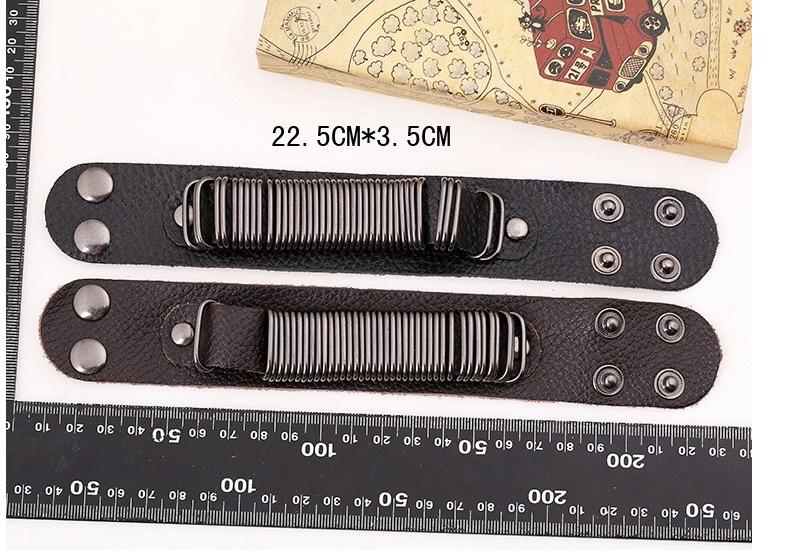 Vintage Rock Rivet Music Bracelet